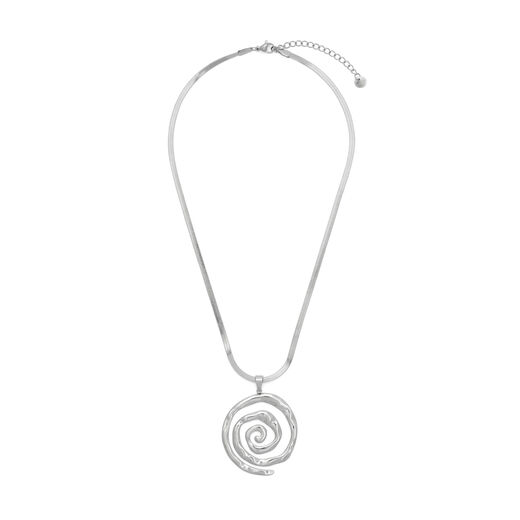 Spiral pendant necklace
